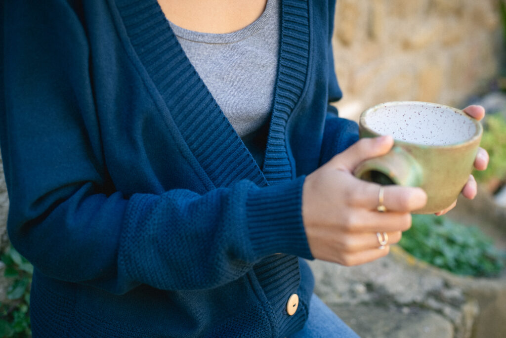 Jersei amb botons blau marí 2 Jersei amb botons blau marí - Imatge 2