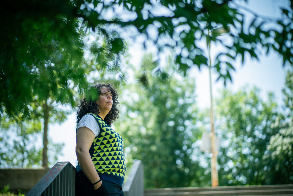 Armilla triangles blau-verd 2 Armilla triangles blau-verd - Imatge 2