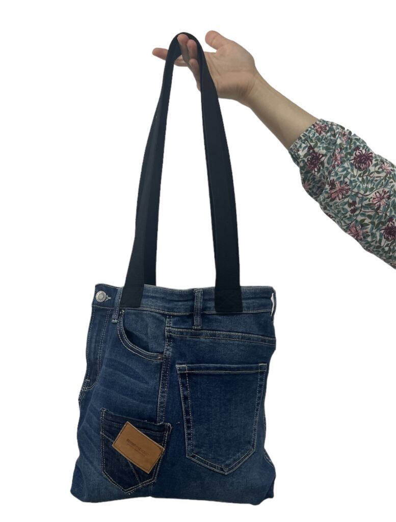 Bossa Tote Bag de tela reutilitzada "col·lecció texà" -UPCYCLED CARTAES- 1 Bossa Tote Bag de tela reutilitzada "col·lecció texà" -UPCYCLED CARTAES-