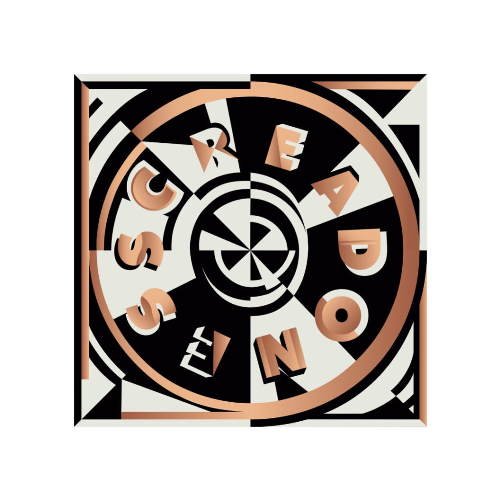 Pañuelo Geométrico 50 x 50 cm. 1 Pañuelo Geométrico 50 x 50 cm.