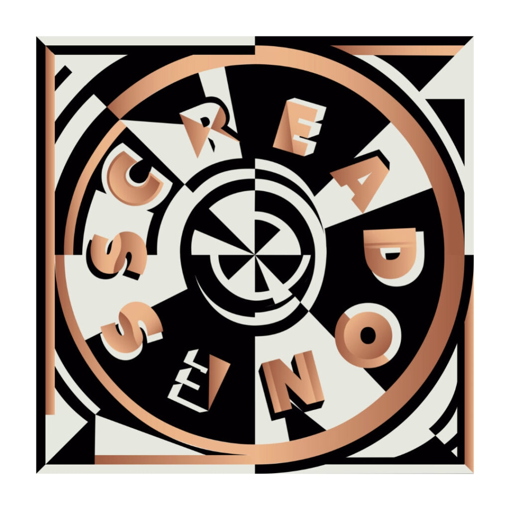 Pañuelo Geométrico 70 x 70 cm. 1 Pañuelo Geométrico 70 x 70 cm.