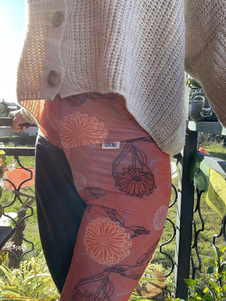 Leggins llargs ÒRIA asimetria negre 2 Leggins llargs ÒRIA asimetria negre - Imatge 2