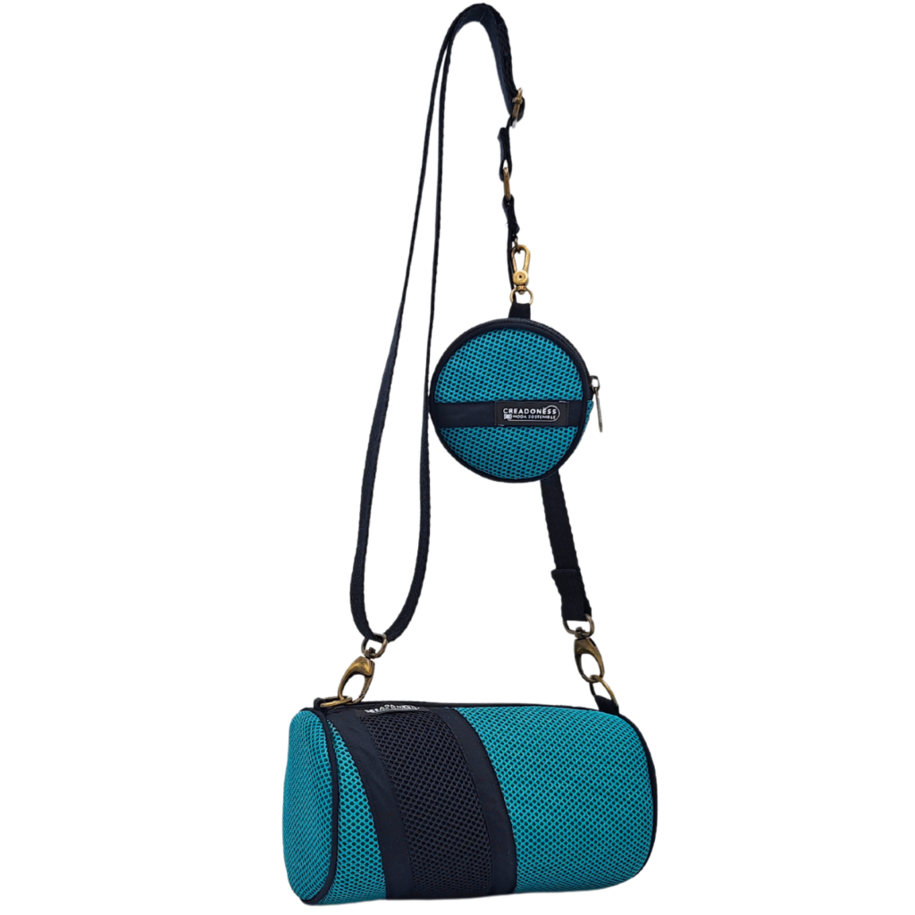 Mini Bossa amb Moneder Verd-Negre 1 Mini Bossa amb Moneder Verd-Negre