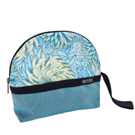 Neceser Grande Kiku Aka Azul Creadoness Moda Sostenible Handmade Espana Disney