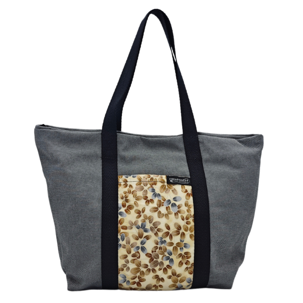 Tote Bag Sakura Gris 1 Tote Bag Sakura Gris