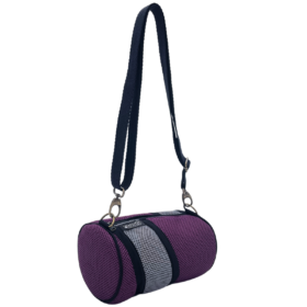 mini bolso violeta gris Creadoness Moda Sostenible Handmade Espana Hecho a mano Accesorios Sostenibles de Diseno Barcelona ESS