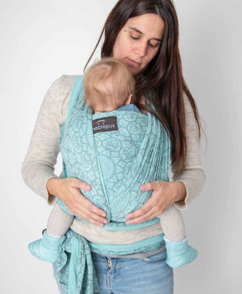 Fulard elàstic turquesa-mandala 1 Fulard elàstic turquesa-mandala