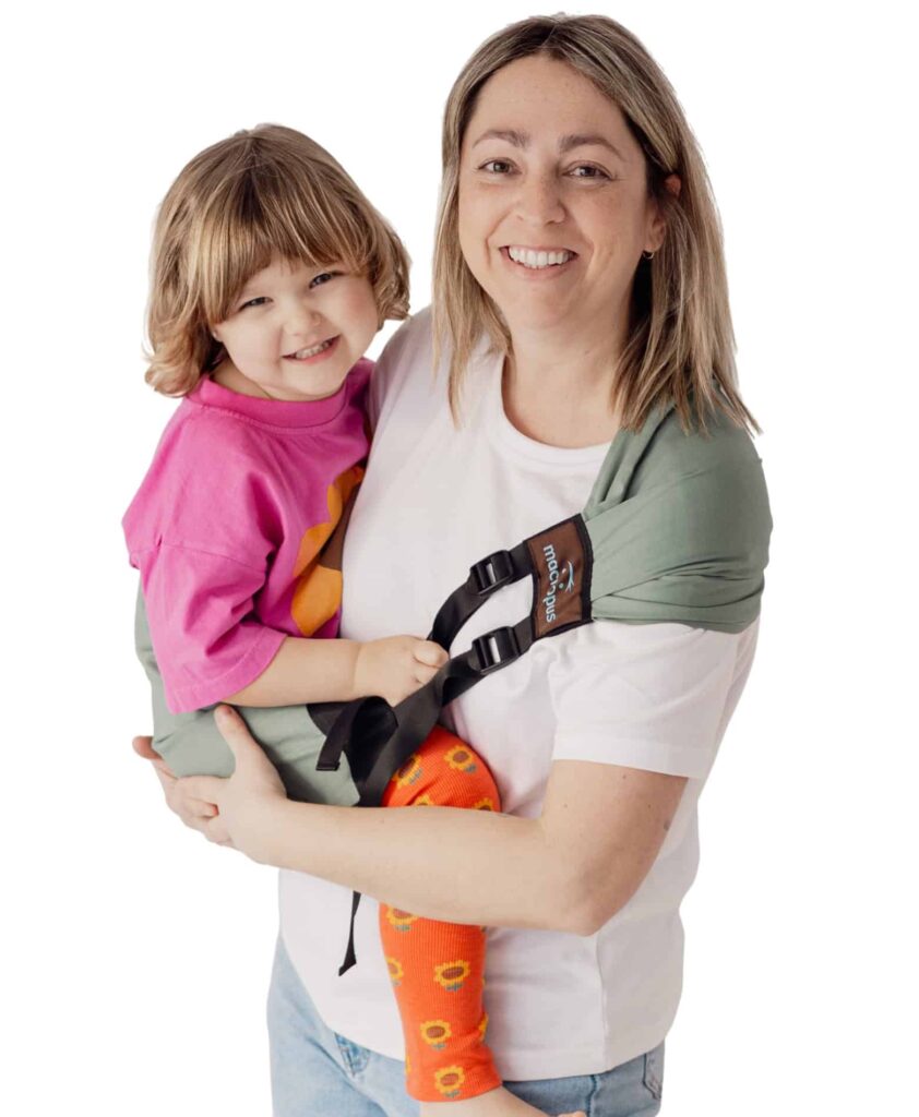 Bandolera porteig toddler menta 2 Bandolera porteig toddler menta - Imatge 2