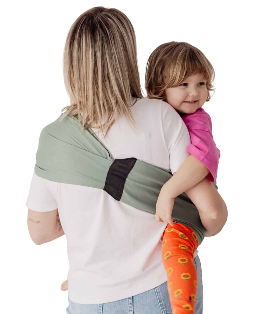 Bandolera porteig toddler menta 3 Bandolera porteig toddler menta - Imatge 3