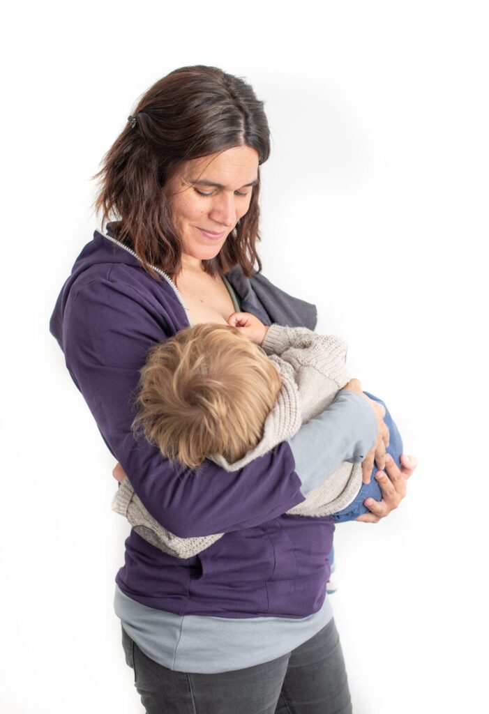 Dessuadora lactància lila 3 Dessuadora lactància lila - Imatge 3