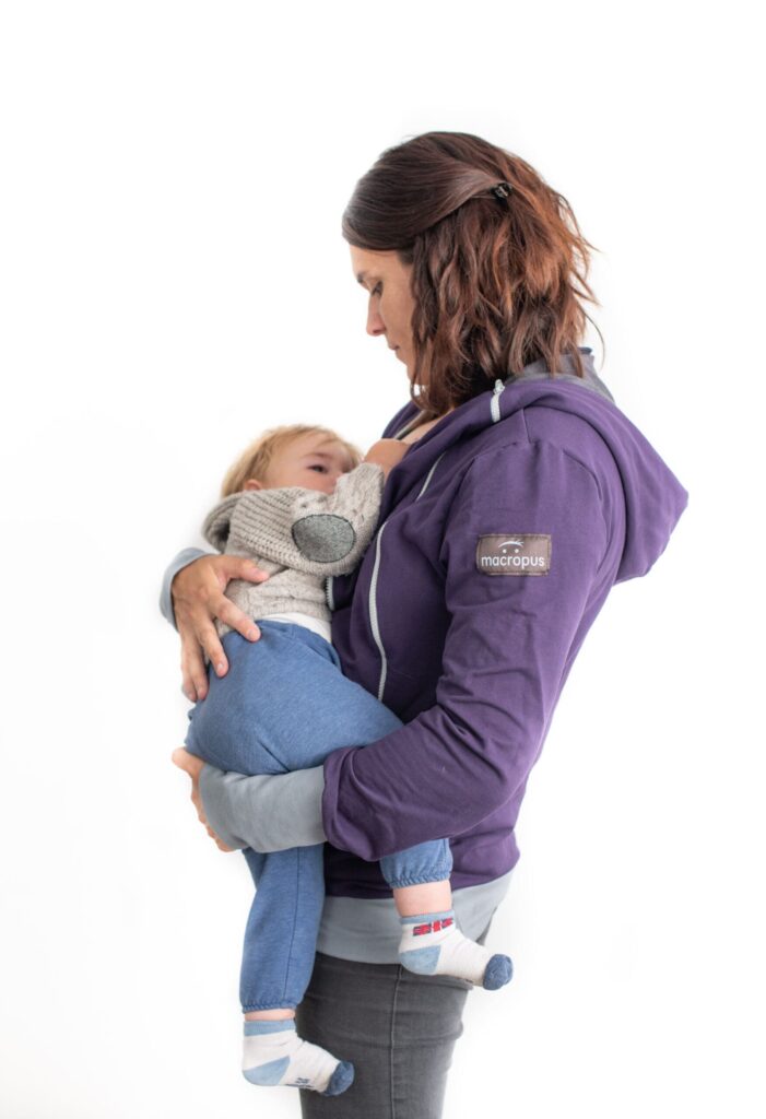 Dessuadora lactància lila 2 Dessuadora lactància lila - Imatge 2