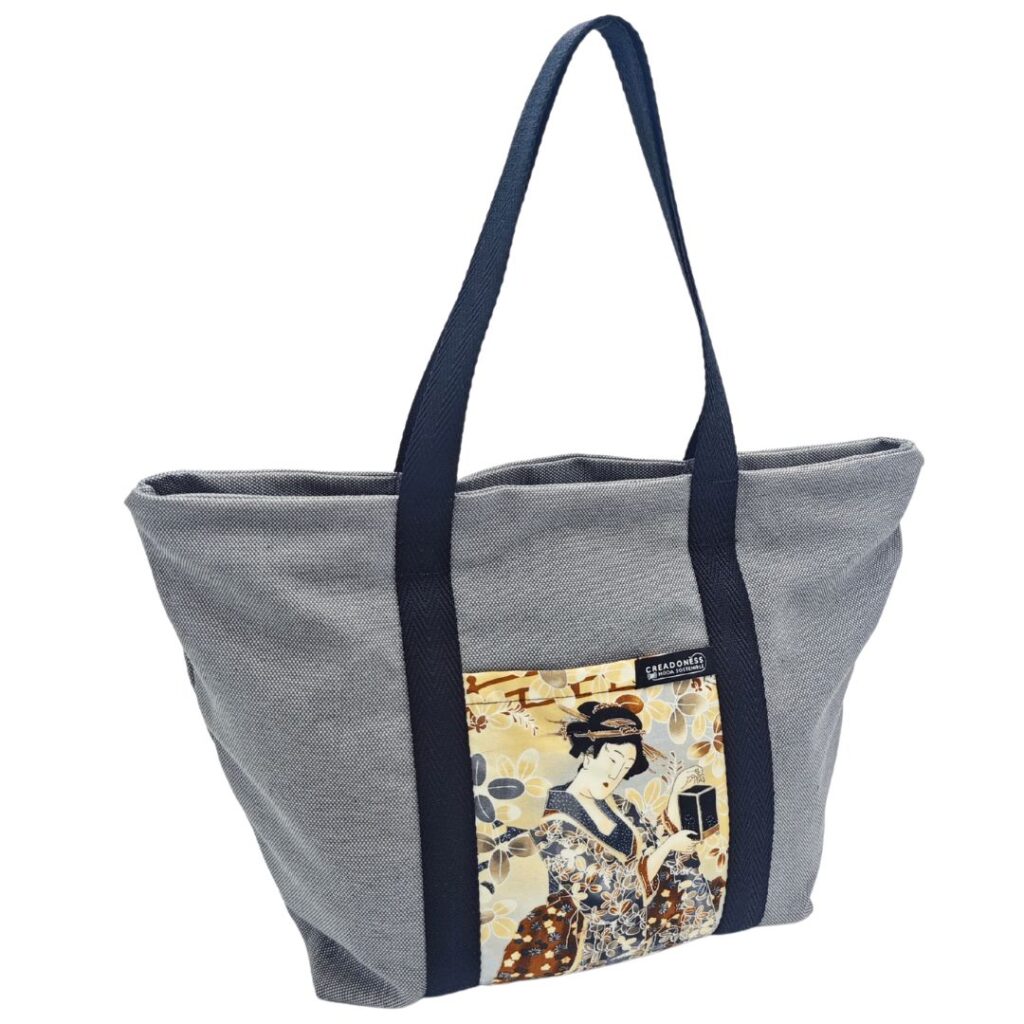 Tote Bag Maiko Gris 1 Tote Bag Maiko Gris