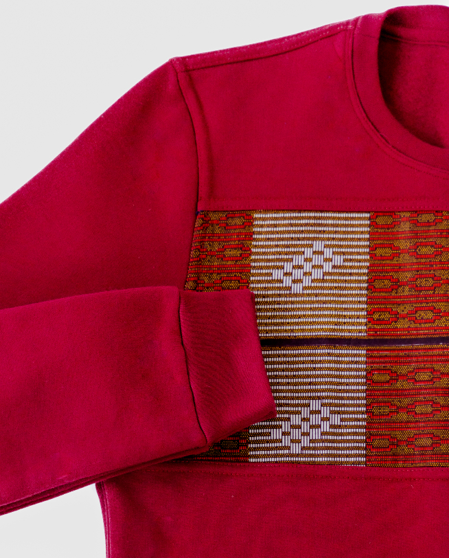 Dessuadora Cotó Maal Vermella 3 Dessuadora Cotó Maal Vermella - Imatge 3