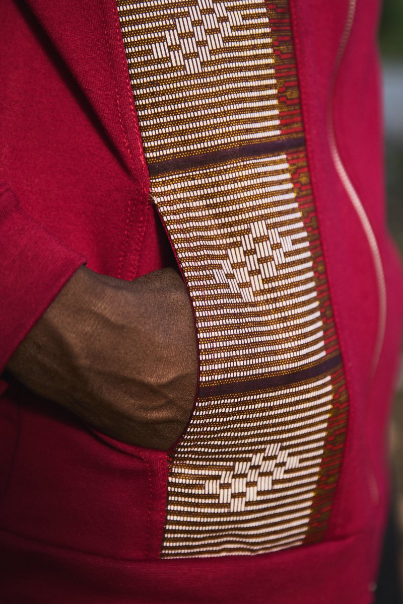 Dessuadora Cotó Maal Vermella 6 Dessuadora Cotó Maal Vermella - Imatge 6